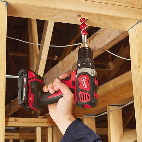 Photo 4 of 2606-22CT : MILWAUKEE M18 COMPACT 1/2 DRILL DRIVER KIT