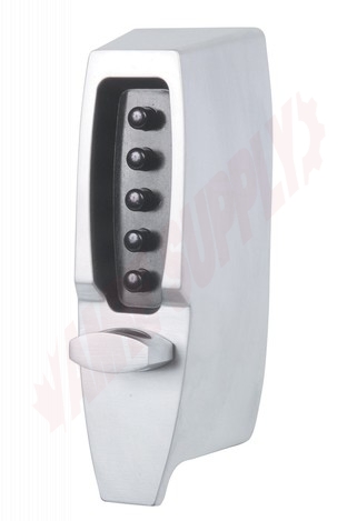 Photo 1 of 7102-26D-41 : KABA Simplex Mechanical Pushbutton Lock, With Thumbturn, Satin Chrome, 26D