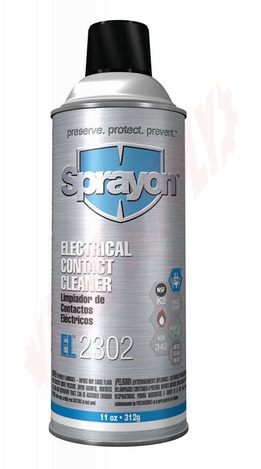 Photo 1 of 802302 : Sprayon El 2302 Electrical Contact Cleaner, 312g