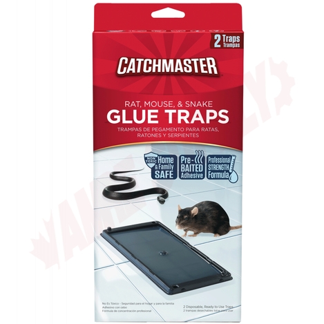 Photo 3 of CM-402 : Catchmaster Rat, Mouse & Snake Glue Traps, 2 Pack