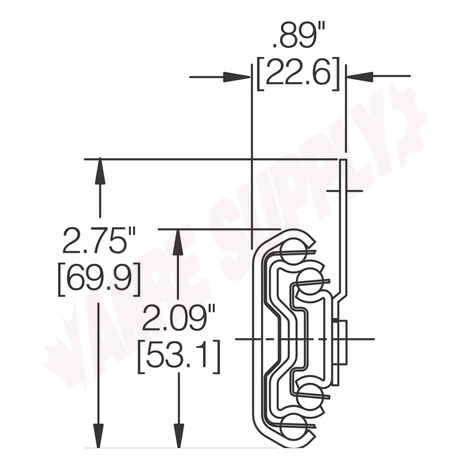 Photo 2 of T36402G16 : Richelieu Accuride Heavy Duty Drawer Slide, 16, Series 3640, Zinc Finish, Pair