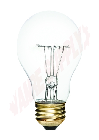 Photo 1 of 25A19CL/2 : 25W A19 Incandescent Lamps, Clear, 2/Pack