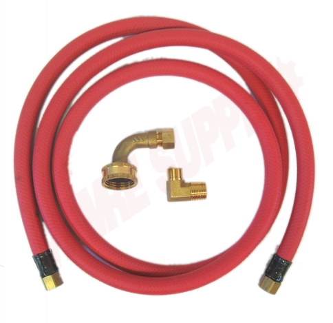 Photo 1 of W10278627RP : Whirlpool W10278627RP Universal Dishwasher Water Supply Hose Kit Industrial Grade