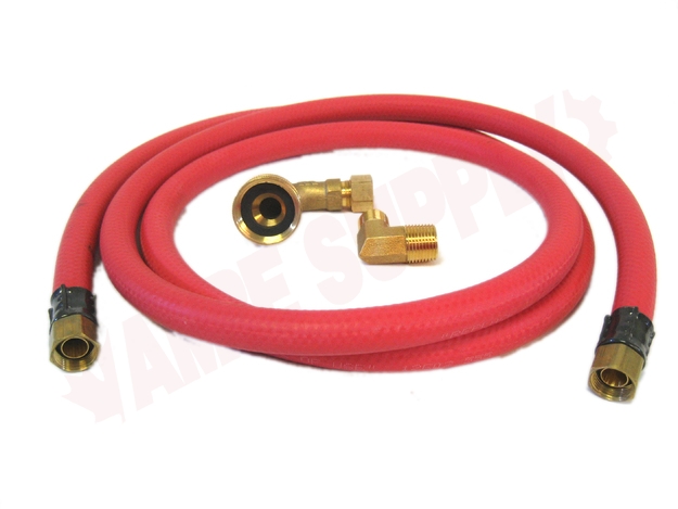 Photo 2 of W10278627RP : Whirlpool W10278627RP Universal Dishwasher Water Supply Hose Kit Industrial Grade