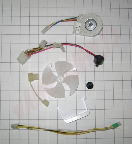 Photo 3 of 8201589 : Whirlpool Refrigerator Evaporator Fan Motor Kit