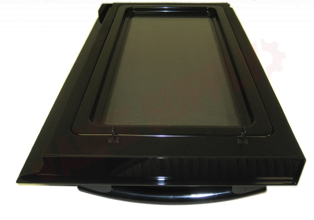 Photo 3 of W10211463 : WHIRLPOOL MICROWAVE DOOR ASSEMBLY, BLACK