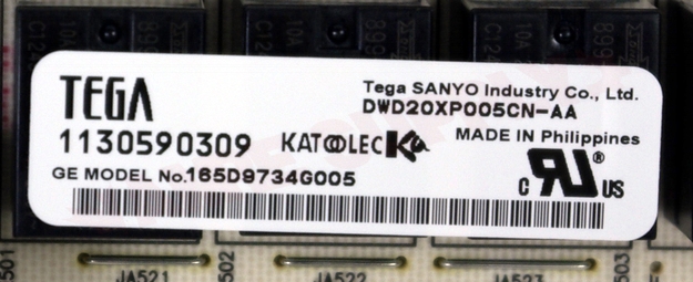 Photo 6 of WG04A01076 : GE WG04A01076 Dishwasher Electronic Control Board Kit