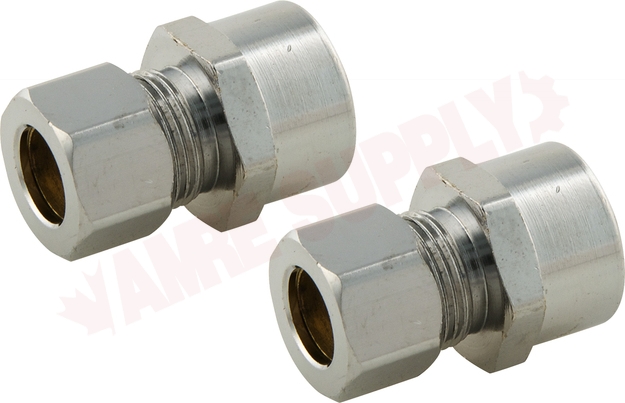 Photo 2 of ULN333 : Master Plumber 3/8 Comp x 1/2 Copper Couplings, 2/Pack