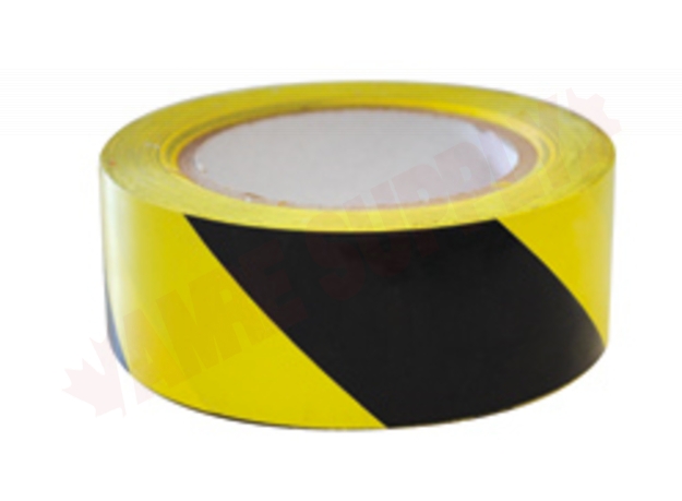 Photo 1 of AA24YS : SMOOTH TOP ADHESIVE TAPE, YELLOW & BLACK STRIPES, 2 X 108'