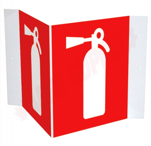 Photo 1 of SI57E : Safety Media 3D Fire Extinguisher Sign, Plastic, 5 x 6